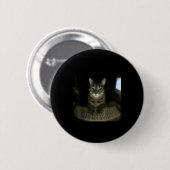 Grappige Hacker Kat Meme Computer Katje Kitten Gam Ronde Button 5,7 Cm (Voorkant /achterkant)