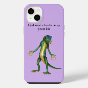 Grappige Hagedis Kunst iPhone Hoesje iPhone 14 Plu