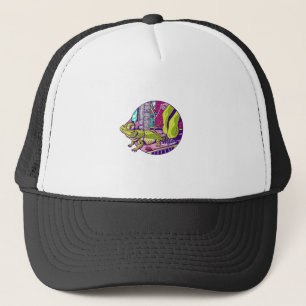 Grappige Hagedis Trucker Pet