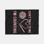 Grappige haken kunst voor mannen vrouwen haken fleece deken (Voorkant (Horizontaal))