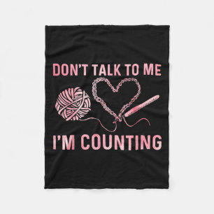 Grappige haken kunst voor mannen vrouwen haken fleece deken