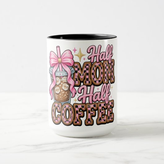 Grappige Half Moeder/Koffie Mok (Midden)