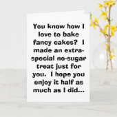 Grappige Halfpizza Verjaardag Kaart (Gele Bloem)