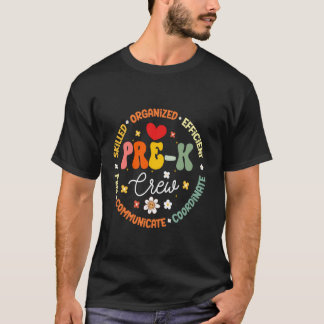 Grappige Hallo Pre-k Bemanning Leraar Kleuterschoo T-shirt