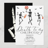 Grappige Halloween 13e verjaardag Kaart (Voorkant / Achterkant)