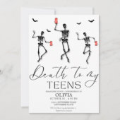 Grappige Halloween 18e verjaardag Kaart (Voorkant)