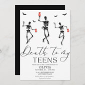 Grappige Halloween 18e verjaardag Kaart (Voorkant / Achterkant)