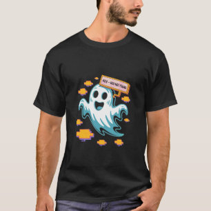 Grappige Halloween 404 Boe Niet Gevonden Geest T-shirt