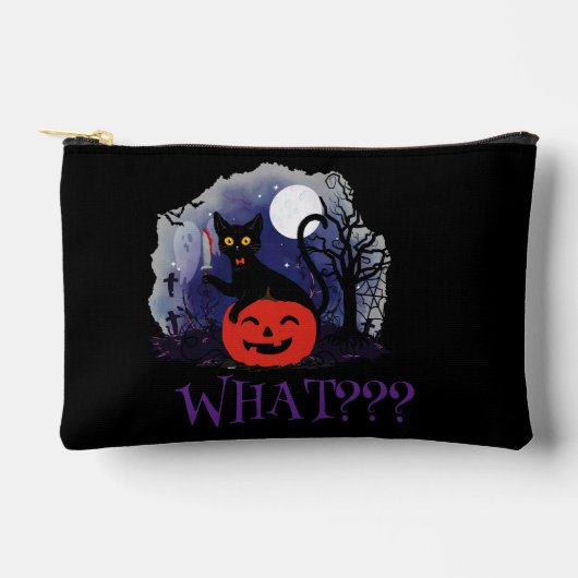 Grappige Halloween Bewitched Black Cat Wat? Etui (Voorkant)