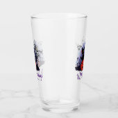 Grappige Halloween Bewitched Black Cat Wat? Glas (Rechts)