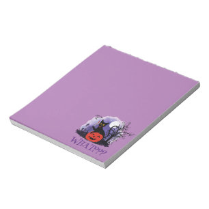 Grappige Halloween Bewitched Black Cat Wat? Notitieblok