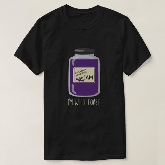 Grappige Halloween bijpassende paar jam T-shirt (Design voorkant)