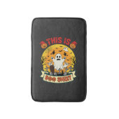Grappige Halloween Boe Sheet Spook Kerkhof Badmat (Voorkant Verticaal)