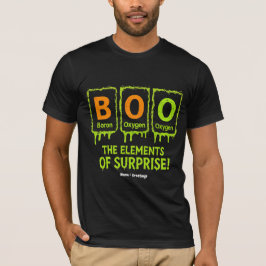 Grappige Halloween Boo Elements Science Surprise G T-shirt