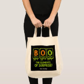 Grappige Halloween Boo Elements Science Surprise G Tote Bag (Voorkant (product))