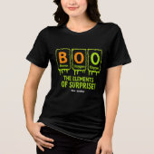 Grappige Halloween Boo Elements Science Surprise G Tri-Blend Shirt (Voorkant)