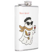 Grappige Halloween Boo Jour Trick or treat Heupfles (Rechts)