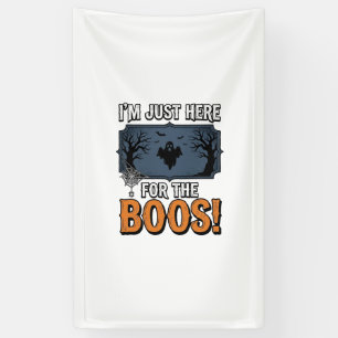 Grappige Halloween Boos Vintage Geest T-Shirt Ontw Spandoek