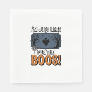 Grappige Halloween Boos Vintage Ghost T-shirt Ontw Servet