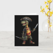 Grappige Halloween Boys Kinder Mannen Peuters Dino Kaart (Gele Bloem)