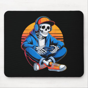 Grappige Halloween Boys Mannen Kinder Skeleton Vid Muismat