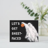 Grappige Halloween Briefkaart (Staand voorkant)