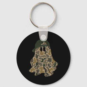 Grappige Halloween Camouflage Camo Geest Hallo Jag Sleutelhanger