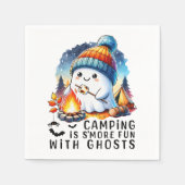 Grappige Halloween Camping is S'more Fun With Ghos Servet (Voorkant)