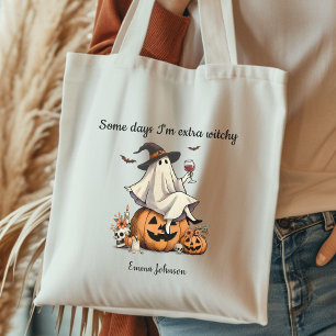 Grappige Halloween Canvas tas voor vrouwen