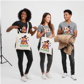 Grappige Halloween Capybara "Cappy Ever After" Tote Bag