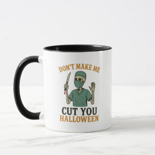 Grappige Halloween Chirurgie Mok