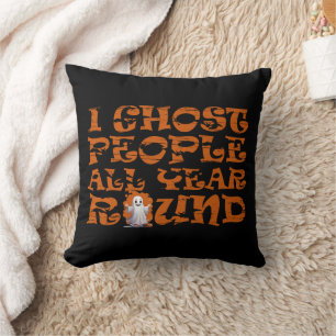Grappige Halloween citaat Kussen