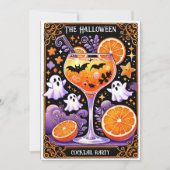 GRAPPIGE HALLOWEEN COCKTAIL GLAZEN SPOOKVLEERMUIZE KAART (Voorkant)