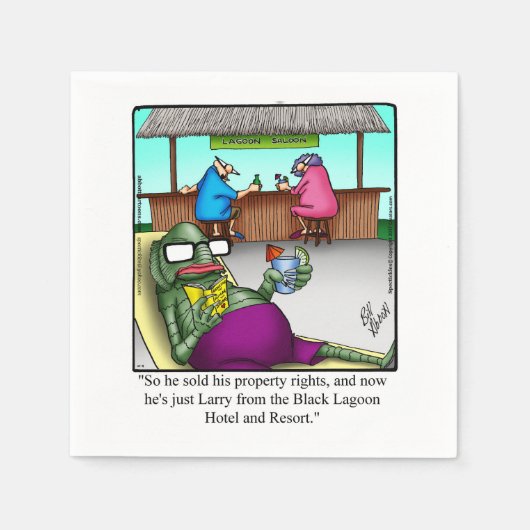 Grappige Halloween Cocktail Party servetten (Voorkant)