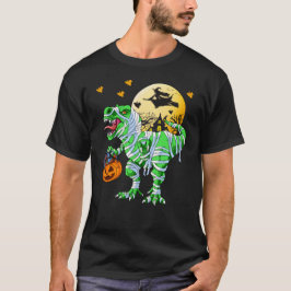 Grappige Halloween Dino T Rex Spooky T-shirt