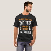 Grappige Halloween DNA-test Heks Grafisch T-shirt (Voorkant volledig)