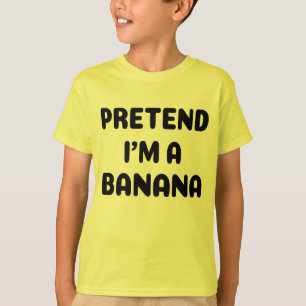 Grappige Halloween - Doe alsof ik een banaan ben T-shirt