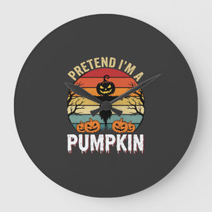 Grappige Halloween Doe alsof ik een pompoen ben Re Grote Klok