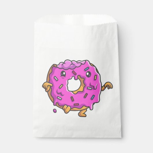 Grappige Halloween Doughnut Monster Zombie Bedankzakje (Voorkant)