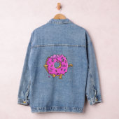 Grappige Halloween Doughnut Monster Zombie Denim Jacket (Hangar)