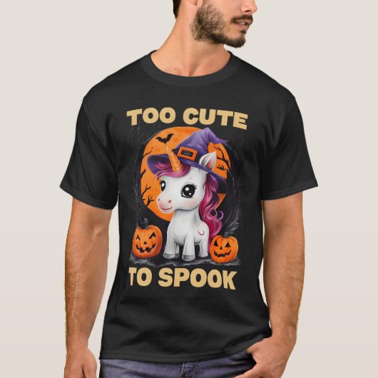 Grappige Halloween Eenhoorn jongen T-shirt (Voorkant)