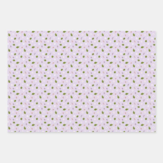 Grappige Halloween en Herfst Patterns Inpakpapier Vel (Voorkant 2)