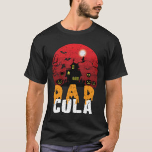 Grappige Halloween familie bijpassende Dadcula D T T-shirt