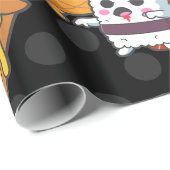 Grappige Halloween fastfood monsters Cadeaupapier (Rol Hoek)