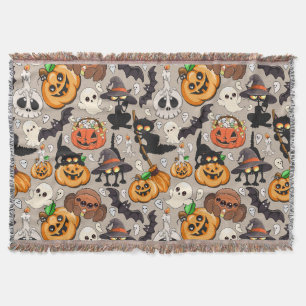 Grappige Halloween Feest met Katten Deken