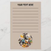 Grappige Halloween Feest met Katten Flyer (Achterkant)