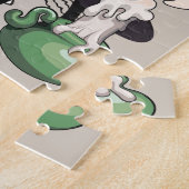 Grappige Halloween Feest met Katten Legpuzzel (Zijkant)