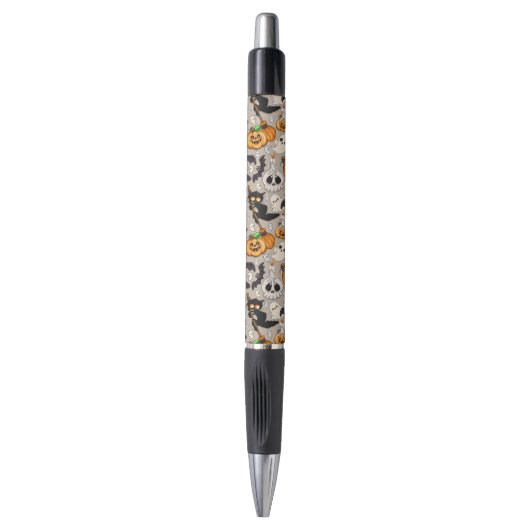 Grappige Halloween Feest met Katten Pen (Voorkant Verticaal)