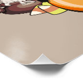 Grappige Halloween Feest met Katten Perfect Poster (Hoek)