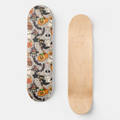 Grappige Halloween Feest met Katten Persoonlijk Skateboard (Voorkant)